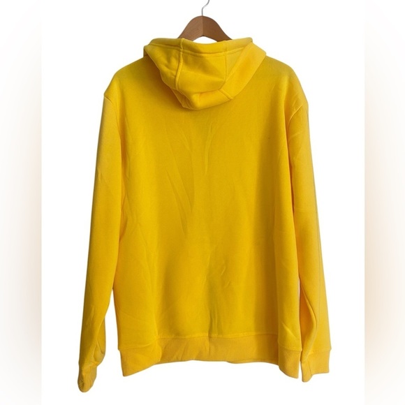 Rudolph Vibrant Yellow Hoodie Tracksuit Fleece Lined Loose Fit Size Large NWOT - Picture 8 of 15